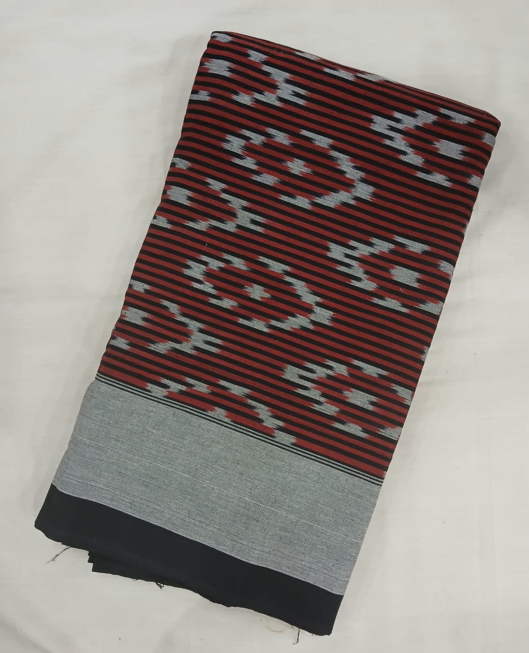 Pochampally Ikkat Cotton Single Bedsheet