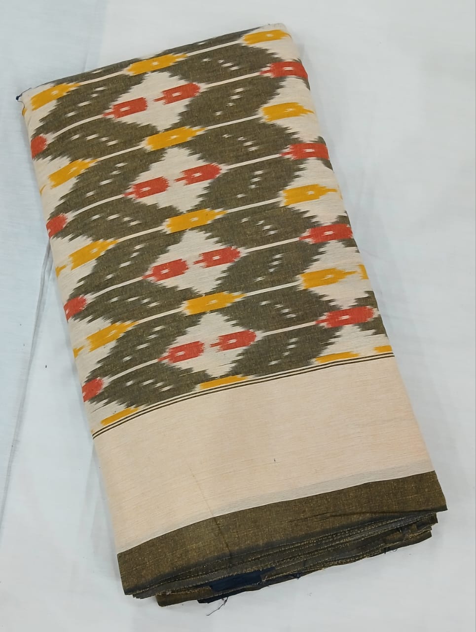 Pochampally Ikkat Cotton Single Bedsheet