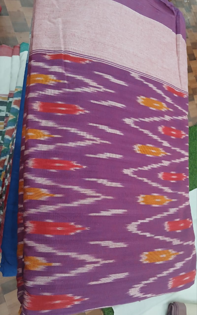 Pochampally Ikkat Cotton Single Bedsheet