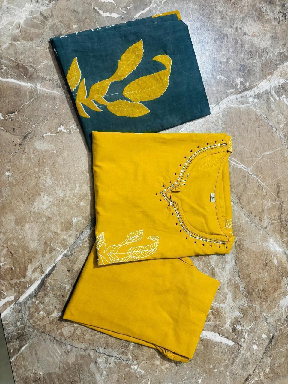 Ladies Cotton Suit - With color varients