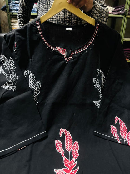 Ladies Cotton Suit - With color varients