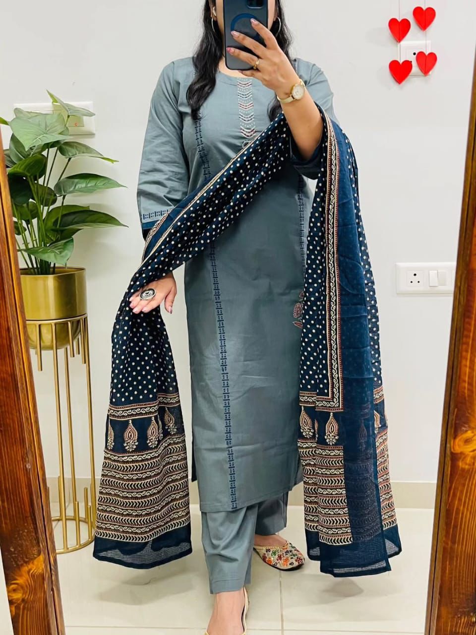 Ladies Cotton Suit