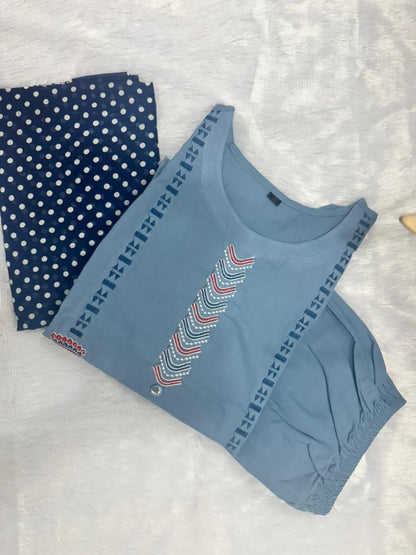 Ladies Cotton Suit