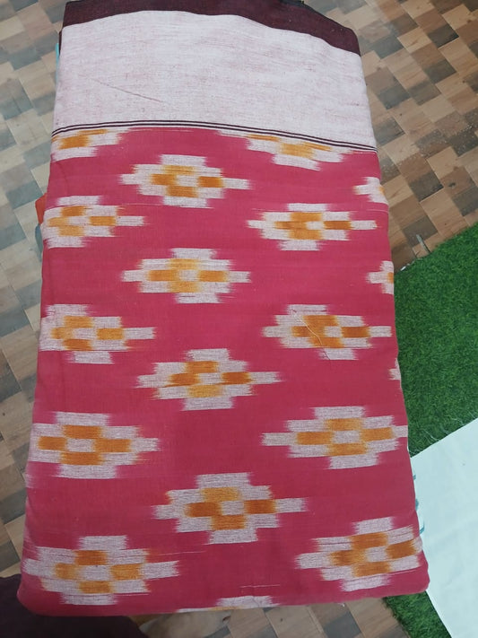 Pochampally Ikkat Cotton Single Bedsheet