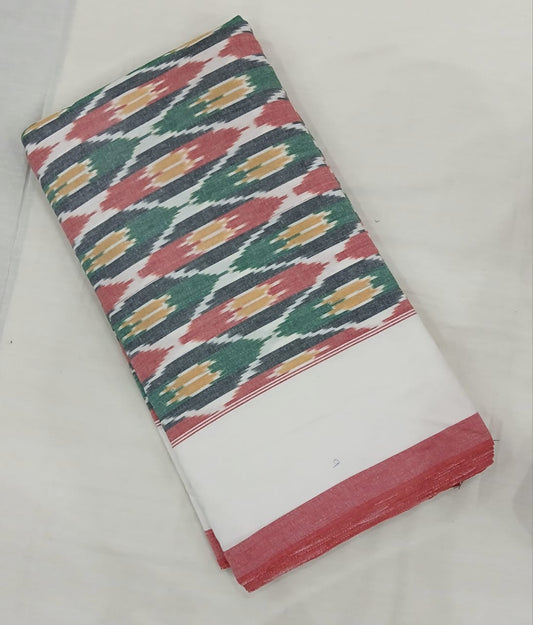Pochampally Ikkat Cotton Single Bedsheet
