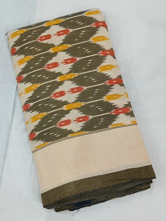 Pochampally Ikkat Cotton Single Bedsheet