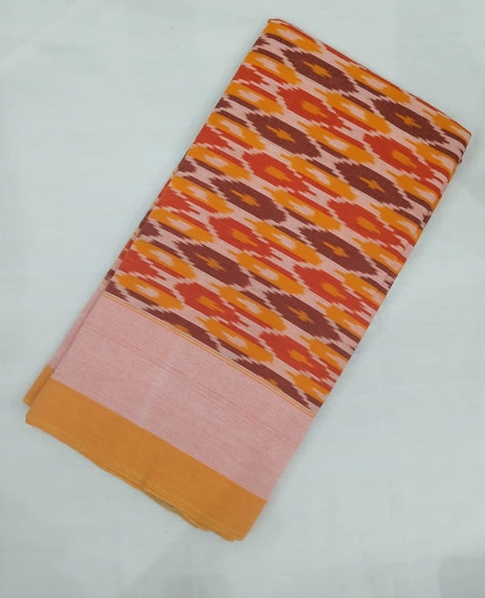 Pochampally Ikkat Cotton Single Bedsheet