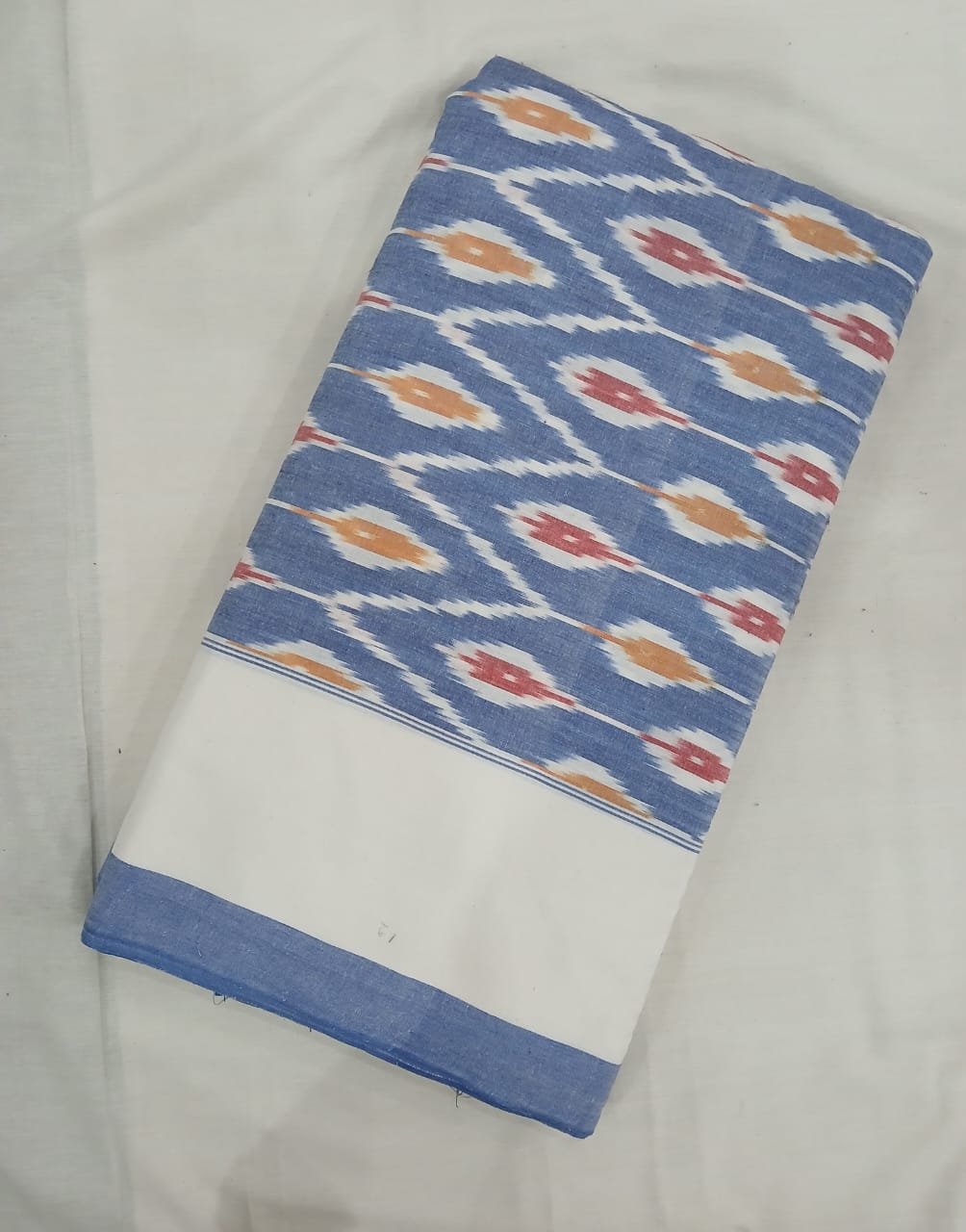 Pochampally Ikkat Cotton Single Bedsheet