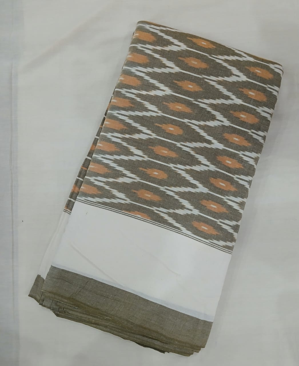 Pochampally Ikkat Cotton Single Bedsheet