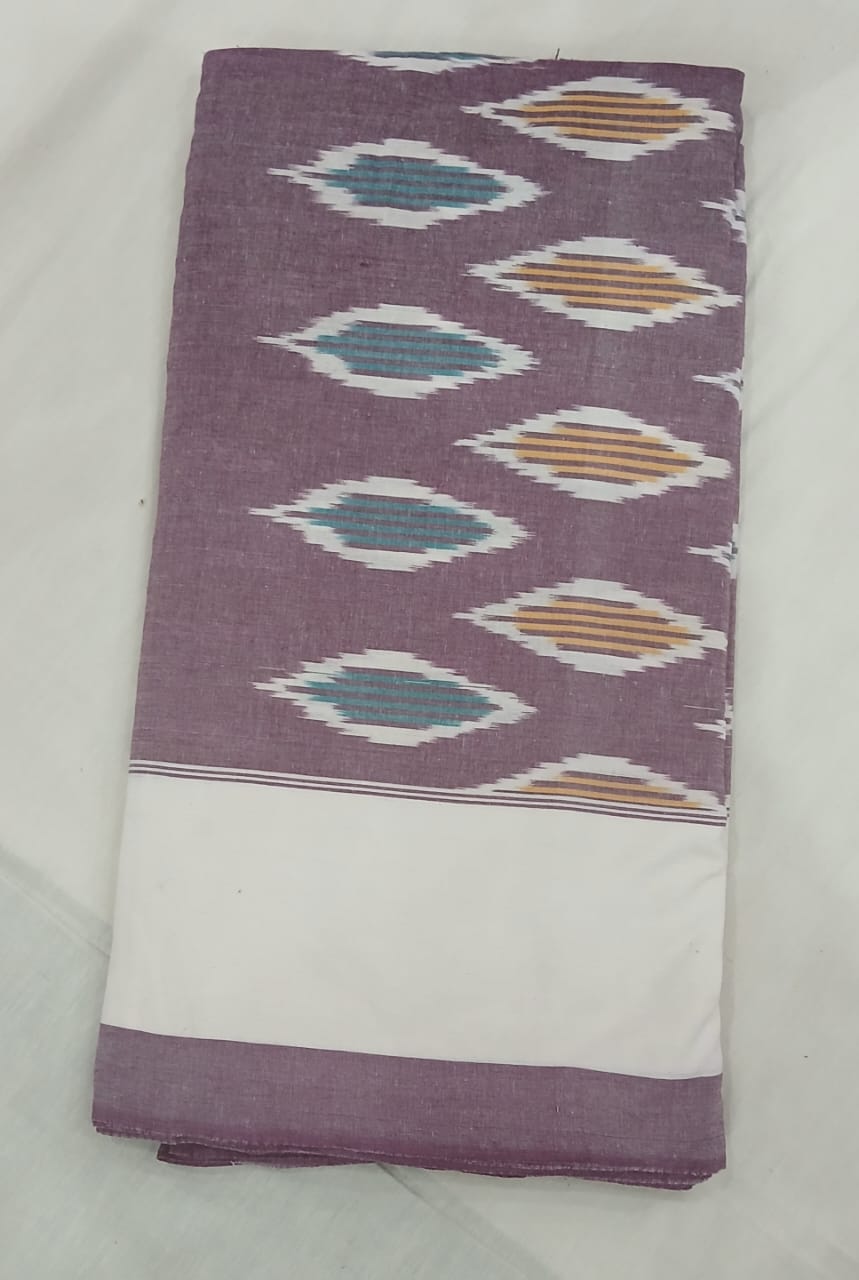 Pochampally Ikkat Cotton Single Bedsheet